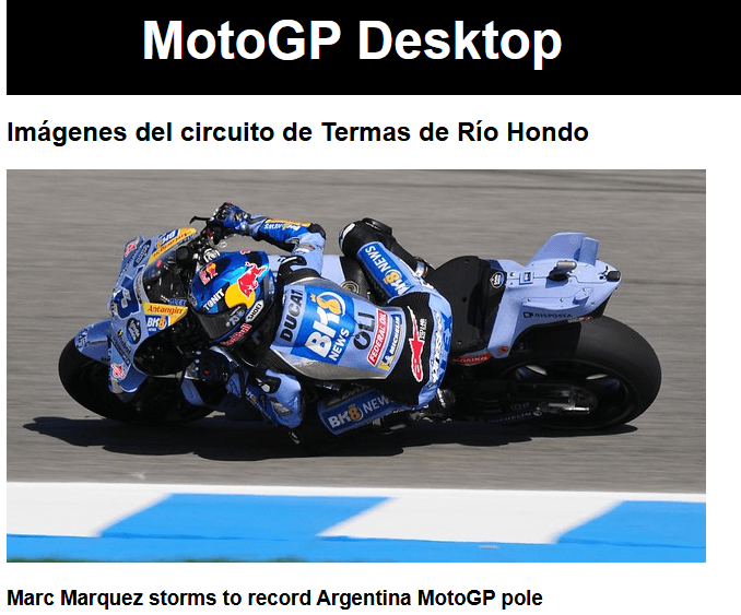 MotoGP Aplicación Web - Proyecto